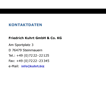 Kontaktdaten